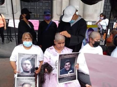 Se rapan familiares de presos para exigir aplicación de la Ley de Amnistía
