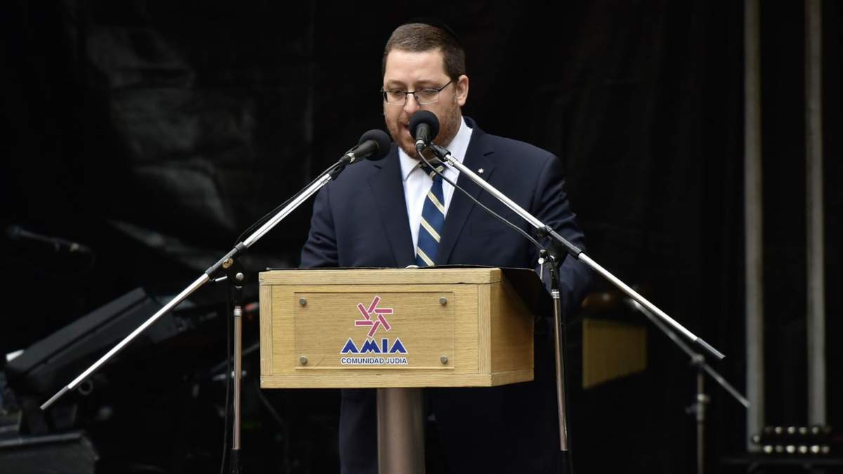 Presidente de la AMIA, Ariel Eichbaum. Fuente: (Twitter)