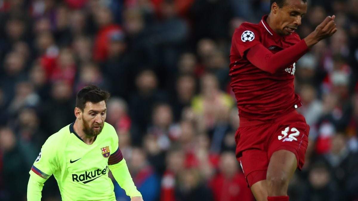 Matip y Messi. Fuente: (Twitter)