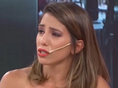 Cinthia Fernández, en su peor momento: abandonó un programa en medio de una crisis de llanto