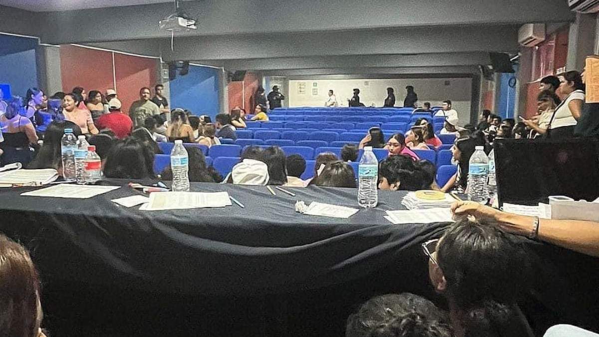 Alumnos resguardados