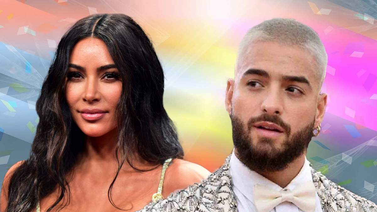 Kim Kardashian y Maluma. Fuente: (Minuto Neuquén)