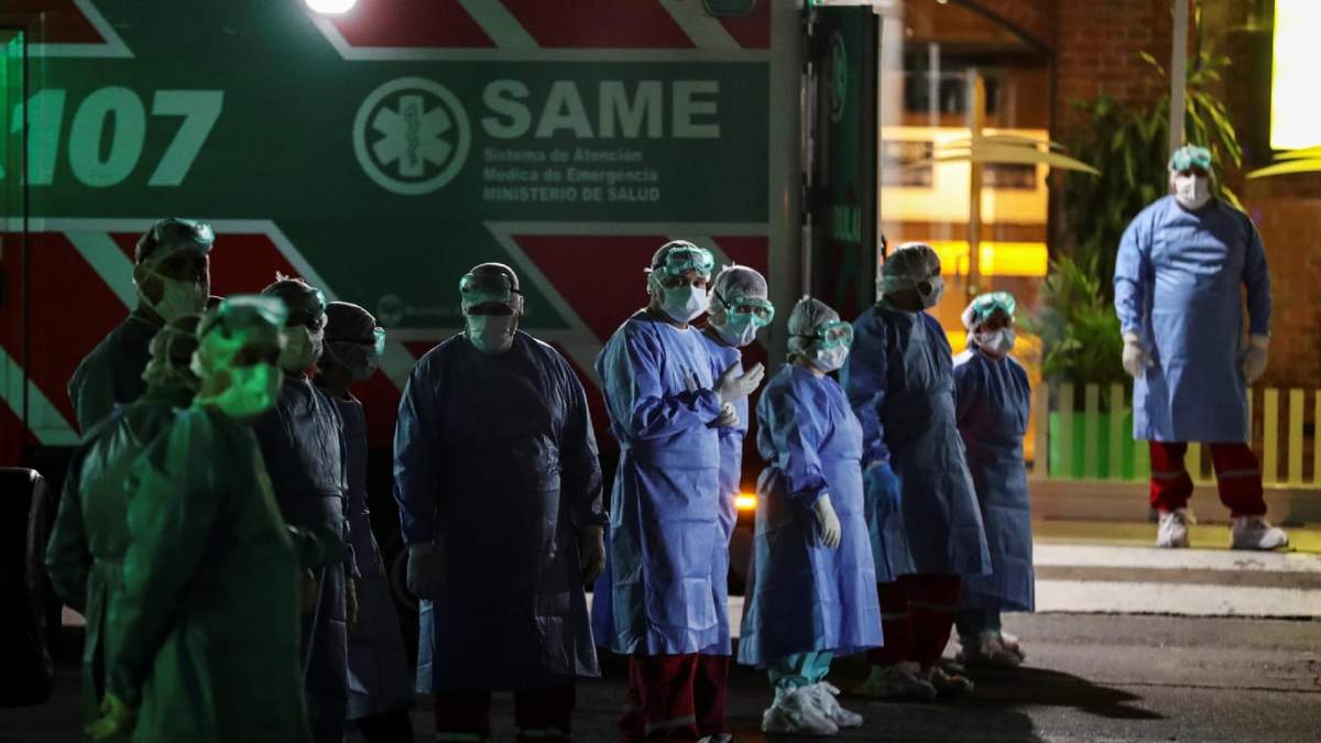 Trabajo sanitario. Fuente: (Instagram)