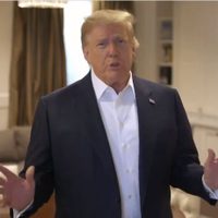 Trump anuncia que será dado de alta del hospital militar esta tarde