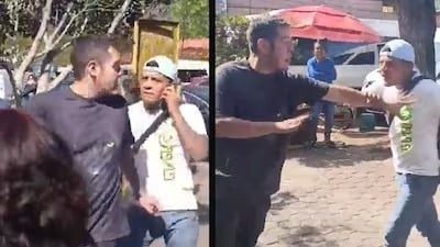 Remeros de Xochimilco golpean a turista (Video)