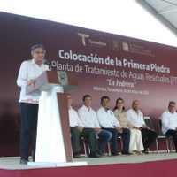 Tendrá Altamira nueva Planta Tratadora de Aguas Residuales; Américo pone primera piedra