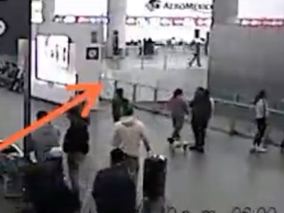 Cae un panel de vidrio en el AICM; hay tres lesionados