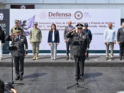 Cambia mando de la Guardia Nacional en Morelos en medio de reconfiguración de seguridad