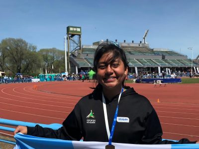 La atleta zapalina, Giulana Baigorria, salió campeona argentina en Misiones