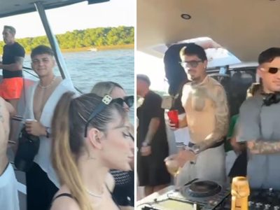Escándalo en Independiente: quiénes son las tres influencers que fueron vistas en el yate