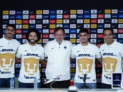 Pumas presentó a sus refuerzos de cara al nuevo torneo