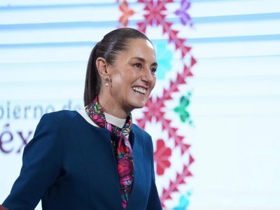 Sheinbaum ya vive en Palacio Nacional; festejará ahí Navidad y fin de año