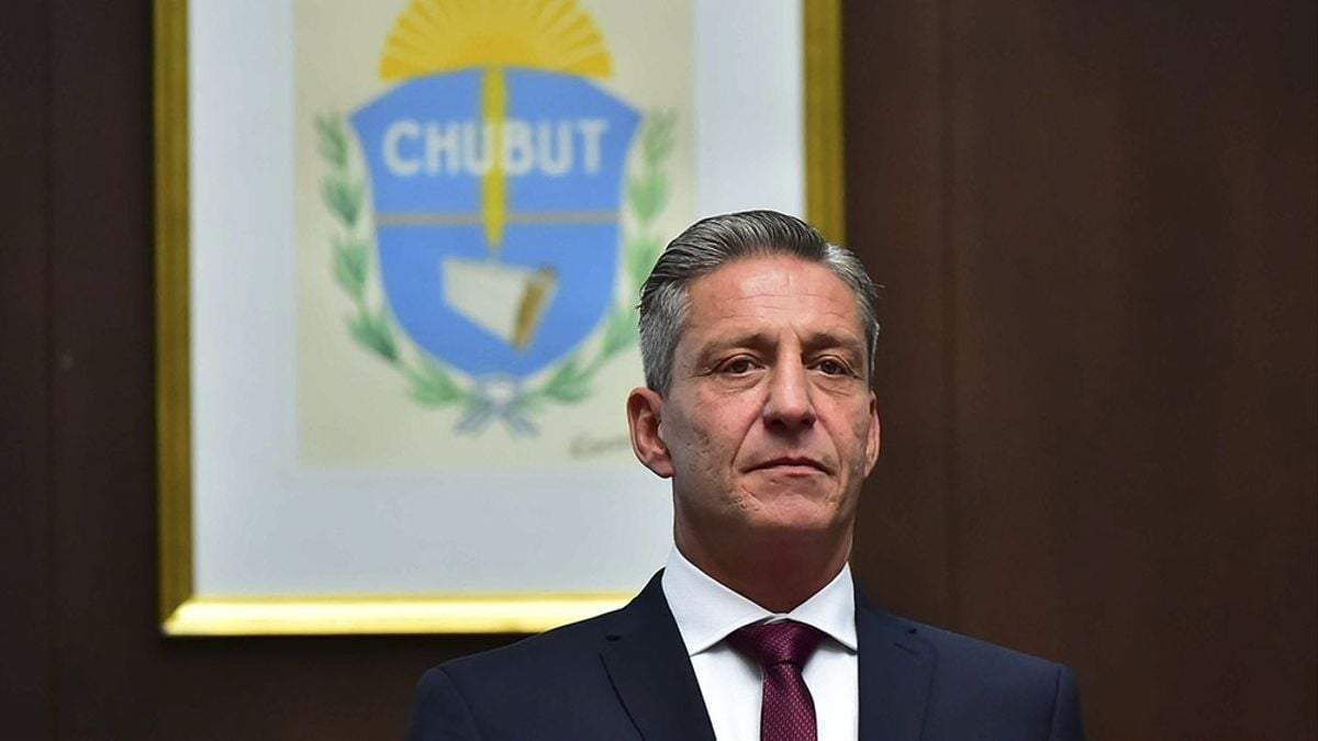 El gobernador de Chubut, Mariano Arcioni. Fuente: (Twitter)