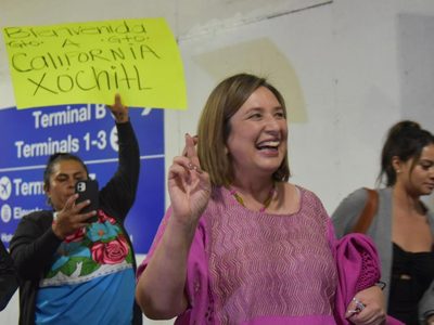 “Aquí está el estado 33”: Xóchitl Gálvez se adelanta a Sheinbaum y arranca primero su gira a EU