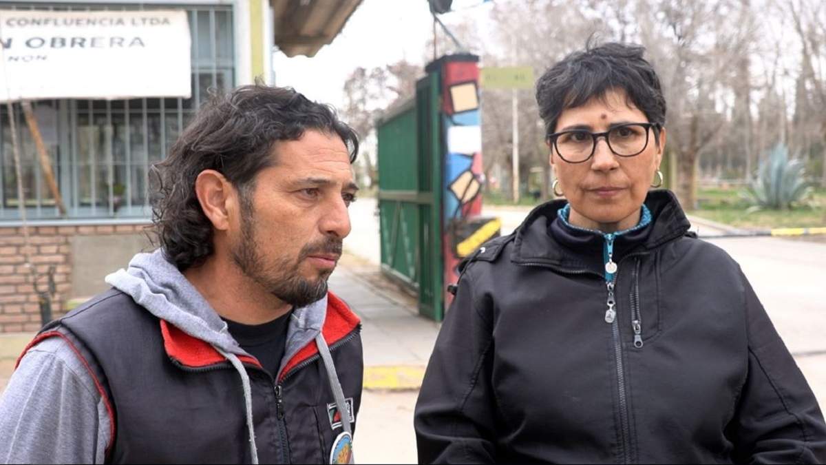 Angélica Lagunas y Andrés Blanco, precandidatos de la lista Unir y Fortalecer la Izquierda. Fuente: (Prensa Izquierda)
