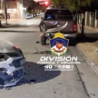 Fuerte choque este sábado cerca del parque Jaime de Nevares, dejó un herido