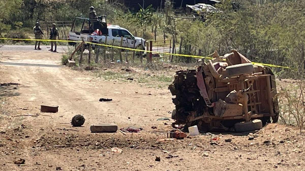 Explosión de mina terrestre