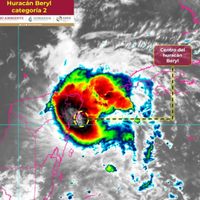 Beryl ya tocó tierra en Tulum como huracán categoría 2