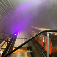 "Por humo", Metro suspende servicio en estación Barranca del Muerto de Línea 7 (Video)
