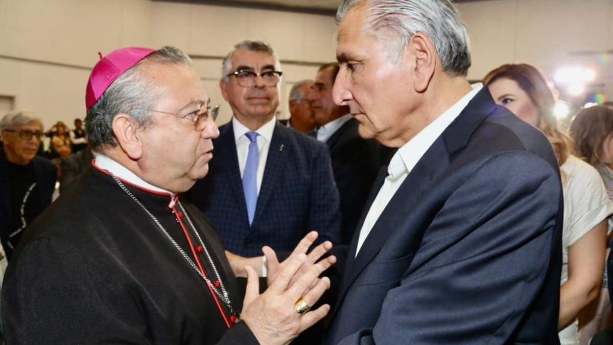 Reunión entre el arzobispo de Tijuana y el secretario de Gobernación