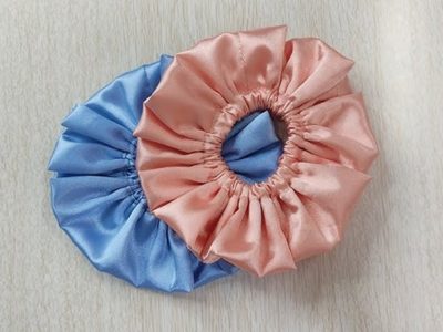Con retazos de tela y este truco: hacé scrunchies en casa en 10 minutos sin ser experta en costura