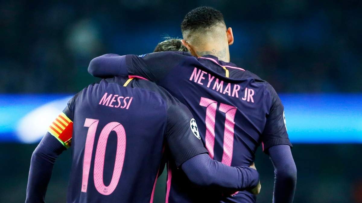 Messi y Neymar. Fuente: (Instagram)