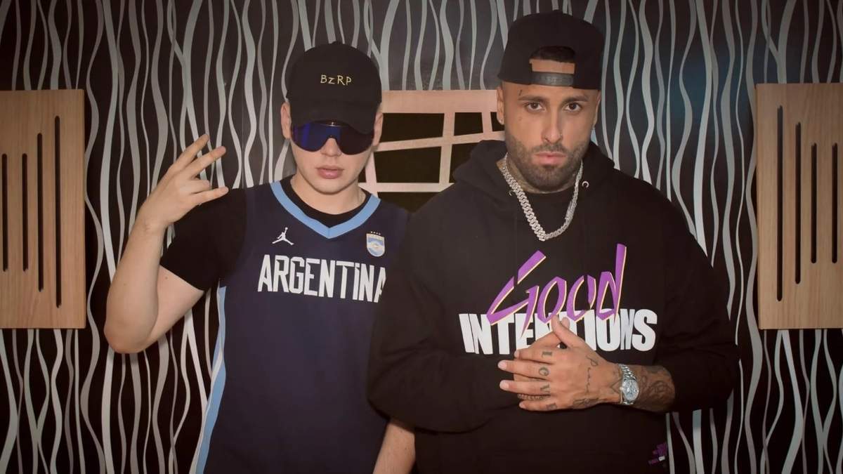 Bizrrap y Nicky Jam. Fuente: (Instagram)