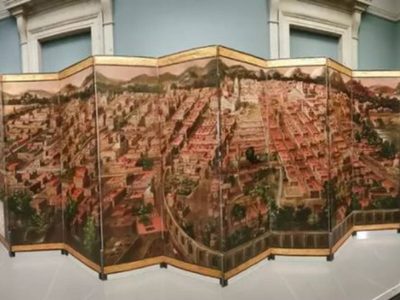 El Prado se abre al arte colonial con un biombo de la conquista de México