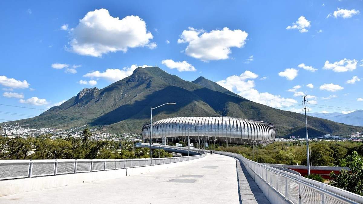 El estadio Monterrey en Nuevo León