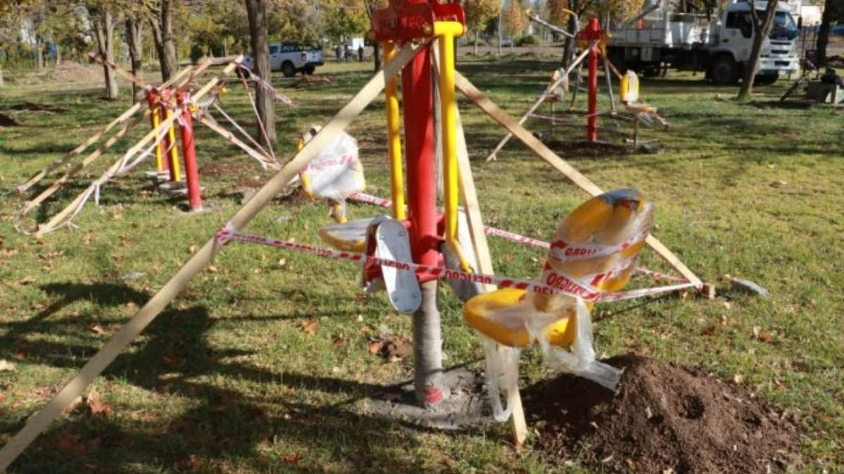 Plaza de Neuquén. Fuente: (Twitter)
