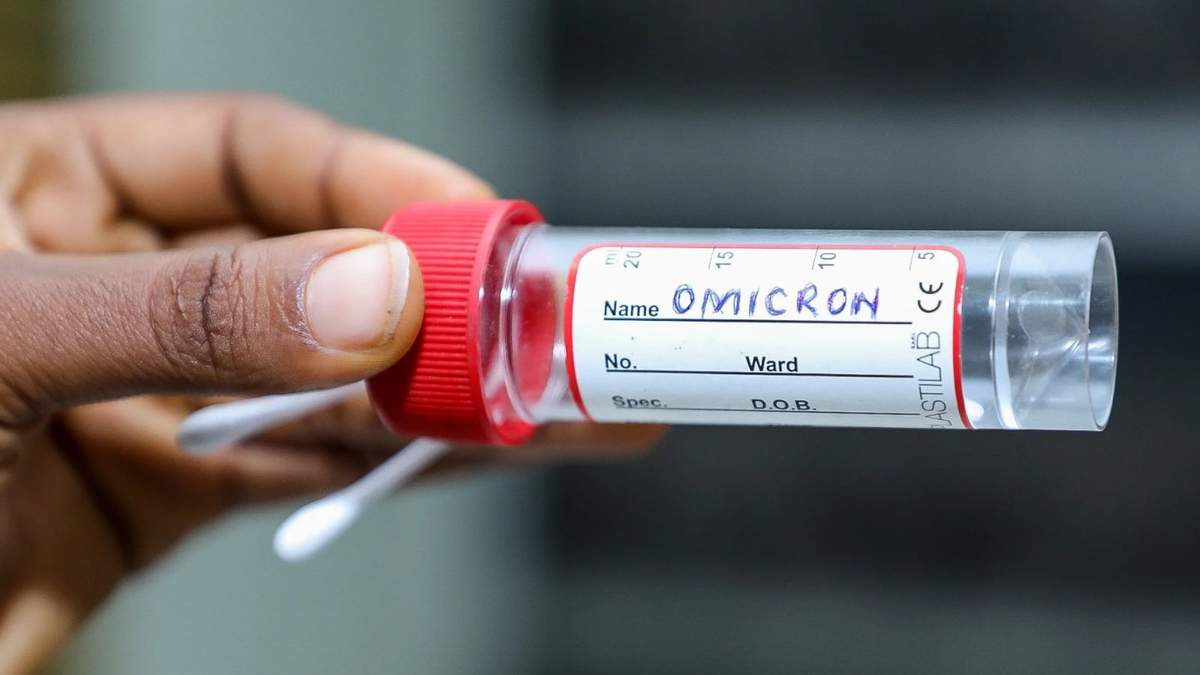 Una prueba que confirma la variante Ómicron. Fuente: (Twitter)