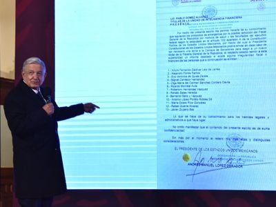 AMLO niega que haya enviado una carta con posibles sustitutos del fiscal Gertz Manero