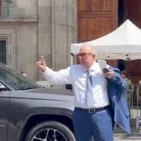 “Está tranquilo Sinaloa”, dice Rubén Rocha al arribar a Palacio Nacional