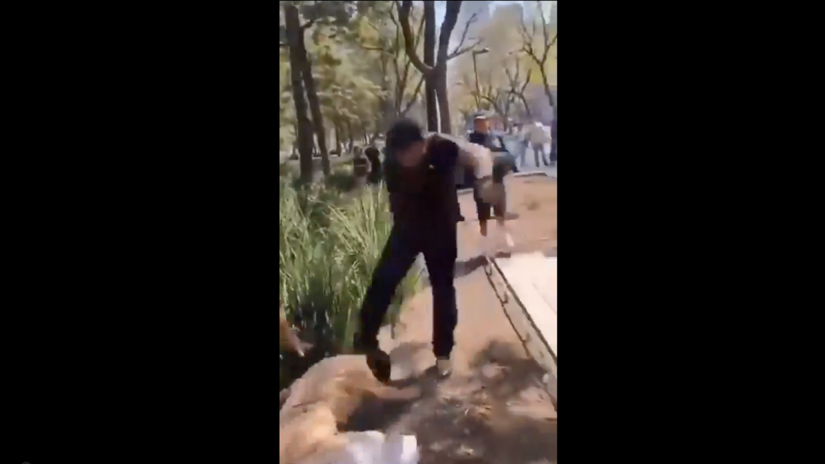El momento de la agresión