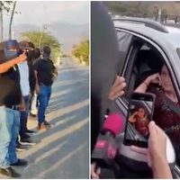 “No es un montaje, esto es real”: Encapuchados que interceptaron a Sheinbaum en la sierra de Chiapas