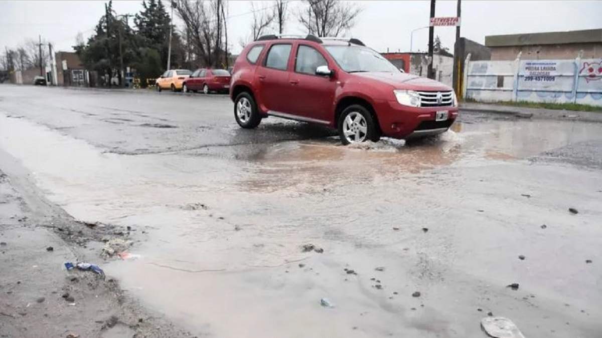 Lluvias en Neuquén. Fuente: (Facebook)