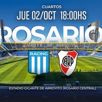 Racing y River, a todo o nada en Rosario con la atenta mirada de la Lepra