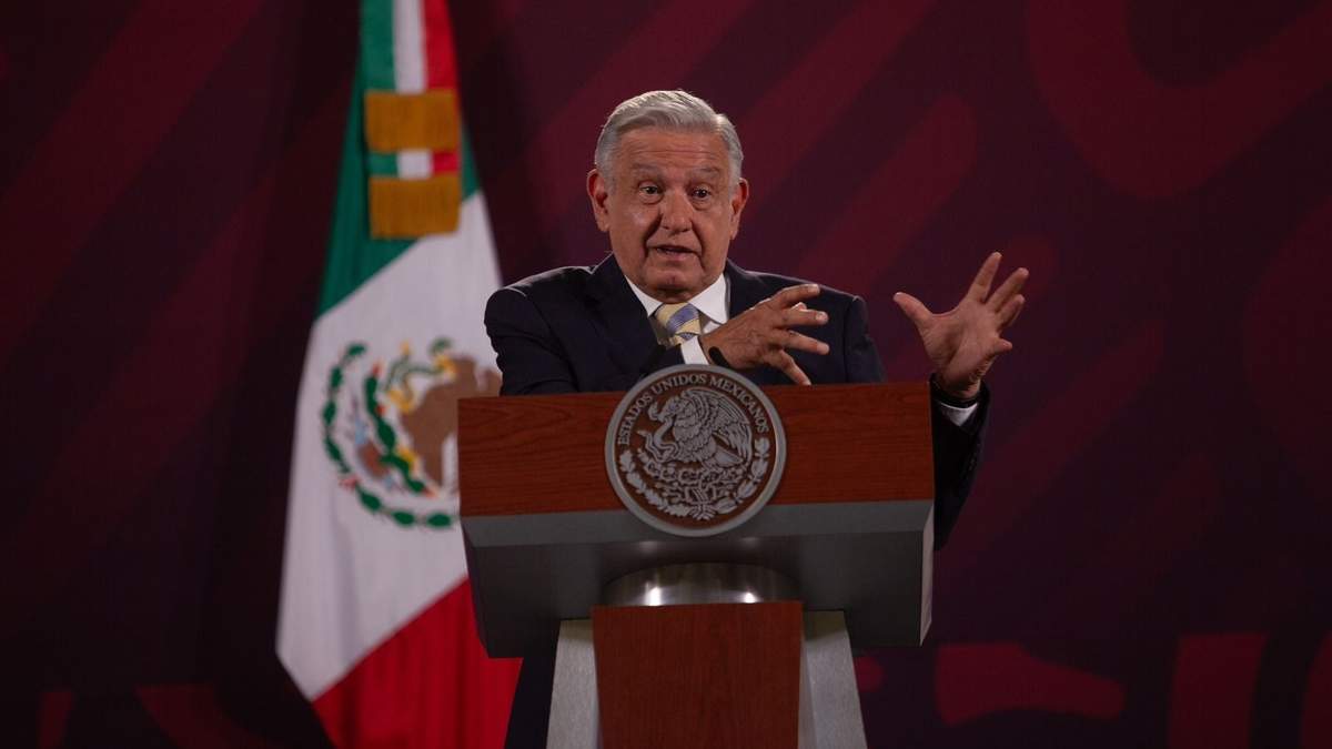 El mandatario en Palacio Nacional
