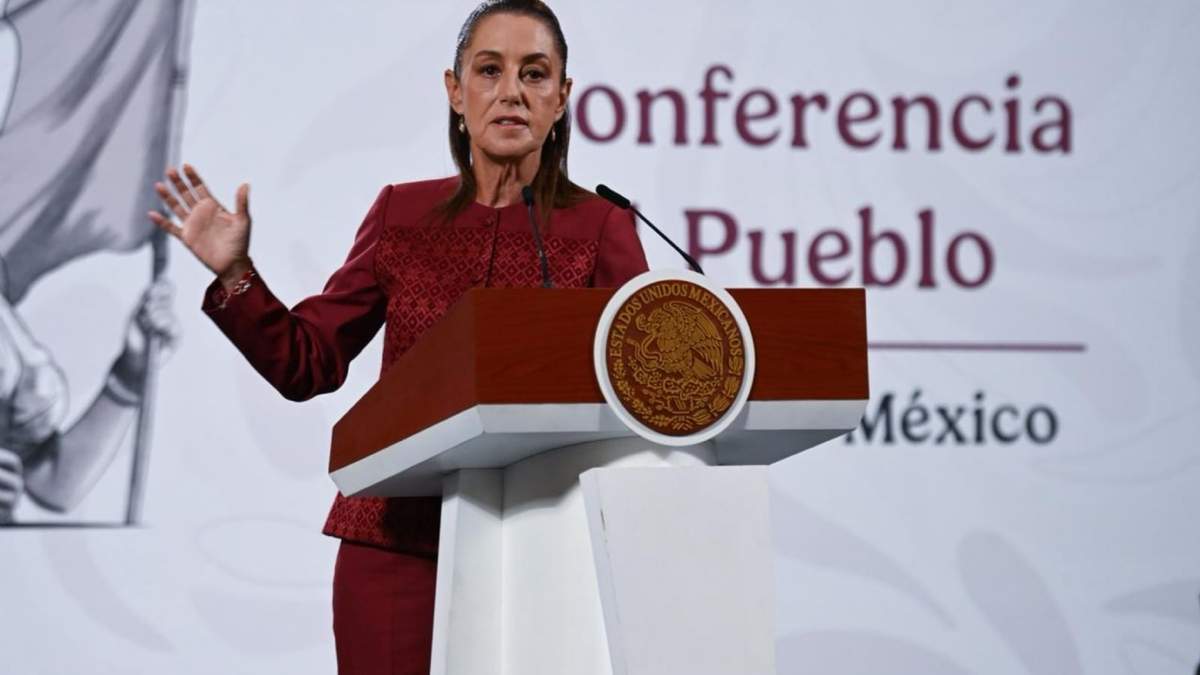 La presidenta Claudia Sheinbaum