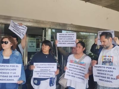ATEN capital denunció persecución laboral y recortes en las licencias médicas docentes