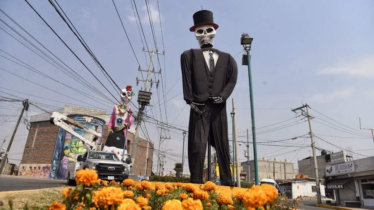 San Andrés Mixquic, en la Alcaldía Tláhuac, en pandemia