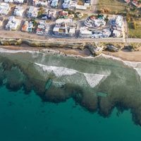Mirá las fotos inéditas que se viralizaron de las playas de Las Grutas