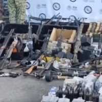 Elementos de la Sedena decomisan armamento y explosivos en una finca de Poncitlán, Jalisco