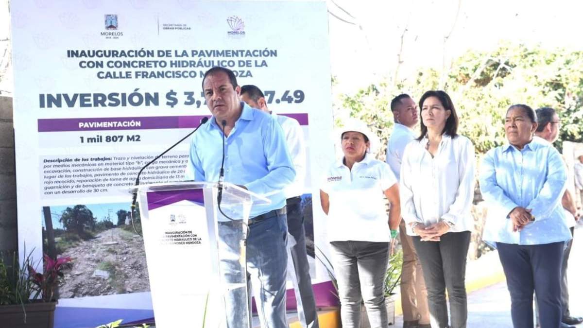 Evento de inauguración del gobernador Cuauhtémoc Blanco