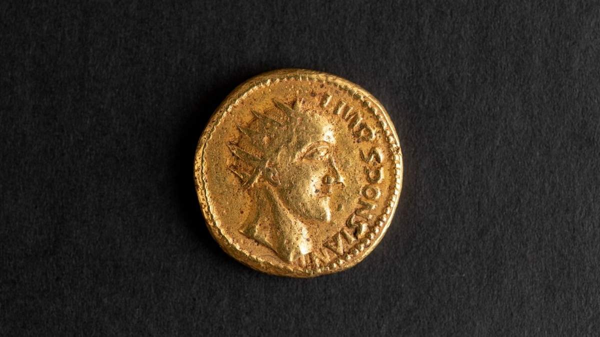 Moneda de Sponsiano. Fuente: (BBC)