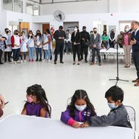 Omar Gutiérrez inauguró una obra prometida por Mauricio Macri