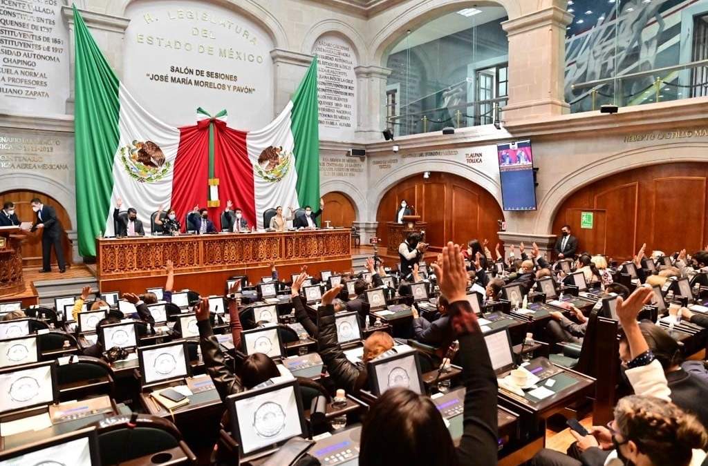 Sesión del Congreso mexiquense