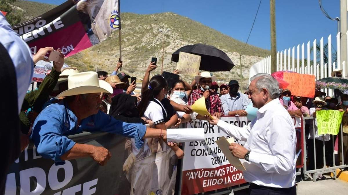 El presidente López Obrador en Lerdo, Durango