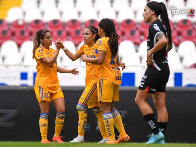 Tigres golea 5-0 al Atlas en los cuartos de final de la Liga MX Femenil