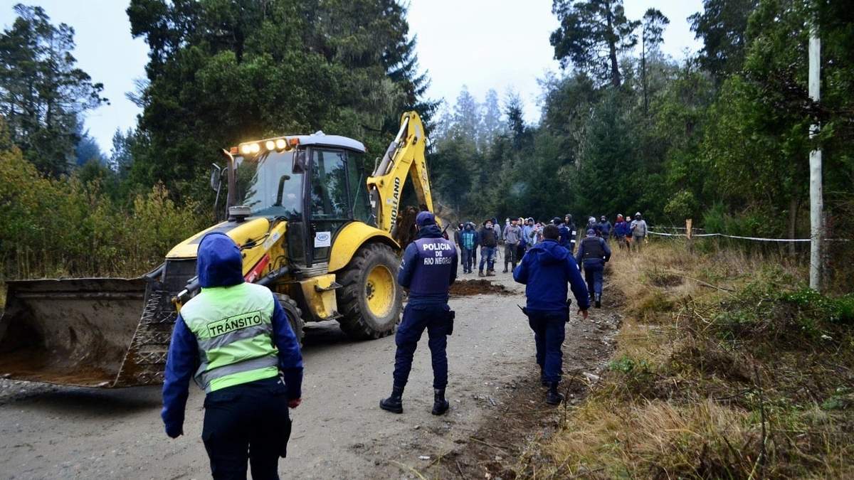 Preocupa la toma en la reserva de El Bolsón. Fuente: (Twitter)